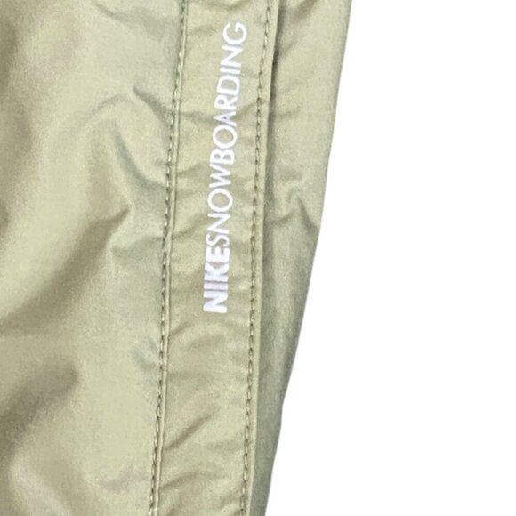 Nike Womens M Park Snowboarding Winter Snow Pants Cargo Ski Khaki 321G - Picture 12 of 16